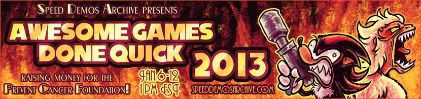 SDA's Awesome Games Done Quick 2013 - Speedrun Marathon for Charity